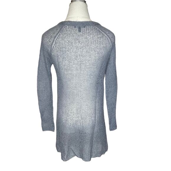 Eileen Fisher Petite Size PP (XS) V-Neck Pullover Tunic Sweater Sheer Mohair - Picture 6 of 9